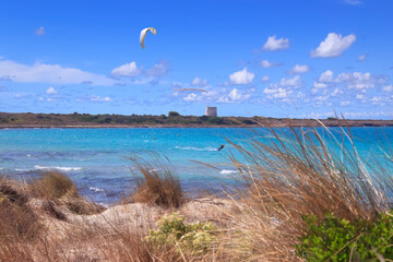Summertime: Punta Pizzo Beach stands out in the heart of Regional Nature Park “Isola di...
