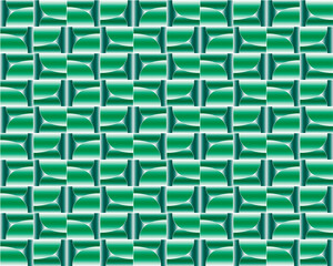 geometric pattern illustration for decoration in gradient green color, background and texture