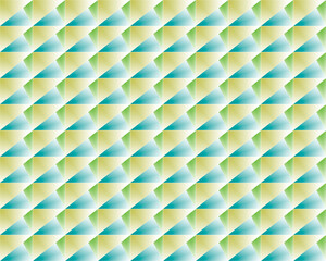 geometric pattern illustration for decoration in gradient green color, background and texture