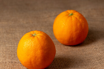 fresh, freshly picked oranges