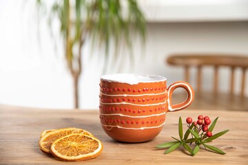 colorful handmade porcelain coffee cups