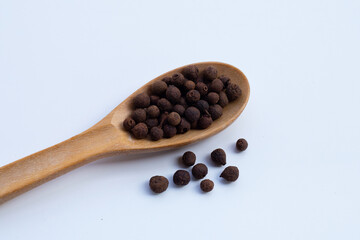 Allspice isolated on white background