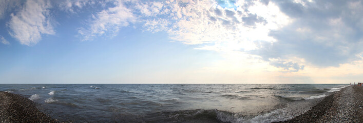 Naklejka premium Beach on the Black Sea