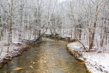 Creek in winter