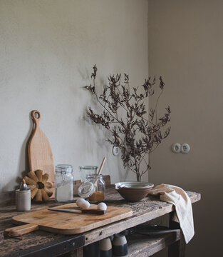 Kochen und Backen Zuhause in der Landhausk&uuml;che