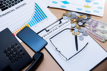 Planning work on financial accounting. Business planning