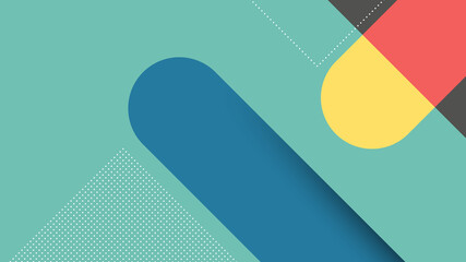 Abstract Modern Background with Triangle Papercut Style and Pastel Color