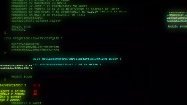 Computer created television and video Glitch Type
