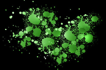 Background paint splashes gradient Color transition