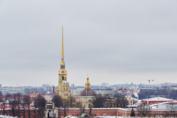 Peter and Paul fortress in Saint-Petersburg, Russia