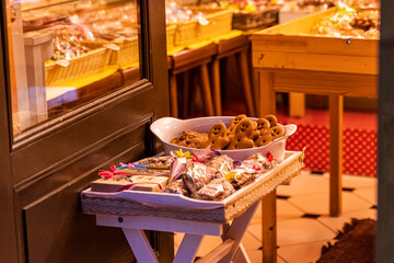 Shop with gingerbread and sweets in Prague