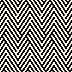 Vector seamless pattern. Modern stylish texture. Repeating geometric tiles with bold striped hexagons. Monochrome hexagonal trellis. Trendy graphic design. Can be used as swatch for illustrator.