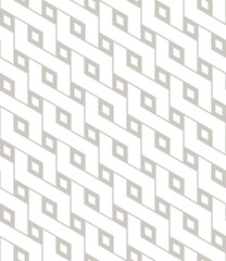 Vector seamless pattern. Geometric monochrome texture. Repeating diagonal subtle print. Can be used as swatch for illustrator. 