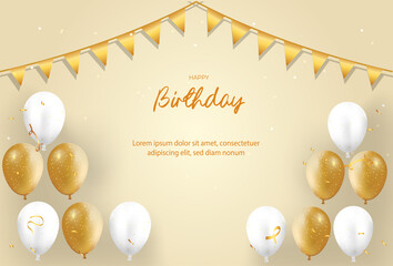 Happy birthday greeting card