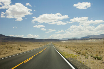 Desert road, usa
