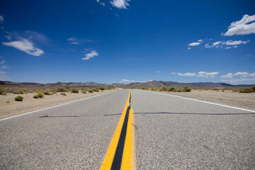 the desert road before las vegas