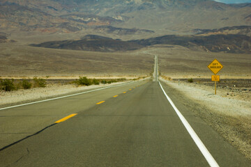 American desert road
