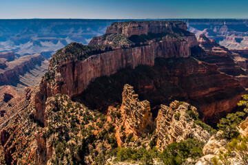 dramatic landscape of the Grand Canyon National Park in Arizona