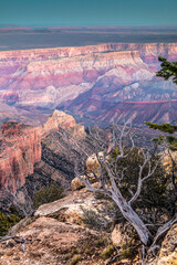 dramatic landscape of the Grand Canyon National Park in Arizona