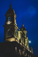 Obraz premium Old tower church