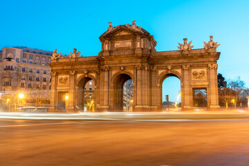 Fototapeta na wymiar Puerta de Alcala Madis Spain