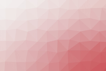Abstract illustration of polygonal texture design on pink and white gradient background