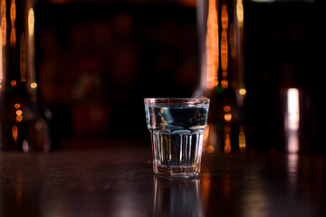 blue liquor shot