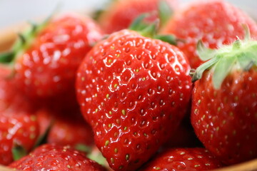 イチゴのクローズアップ
