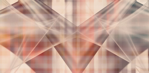 Abstract illustration of abstract grey geometric polygonal shapes against orange background