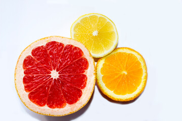 Obraz na płótnie Canvas citrus slices