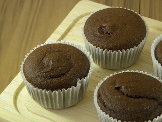 Cupcake Chocolate sem cobertura 16
Chocolate cupcake without icing 