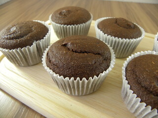 Cupcake Chocolate sem cobertura 20
Chocolate cupcake without icing 