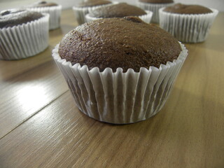 Cupcake Chocolate sem cobertura 35
Chocolate cupcake without icing 