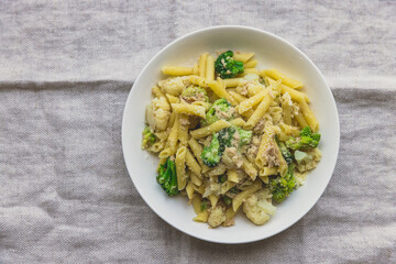 ブロッコリーとツナのペンネ
Penne