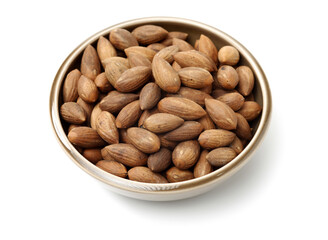 Torreya grandis seeds nut on white background