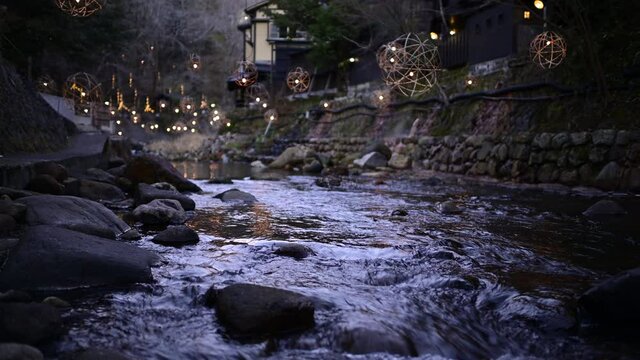 黒川温泉の湯あかり