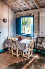 interior of a farm house