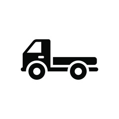 Lorry truck icon vector graphic illustration