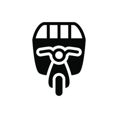 Tuk-tuk icon vector graphic illustration