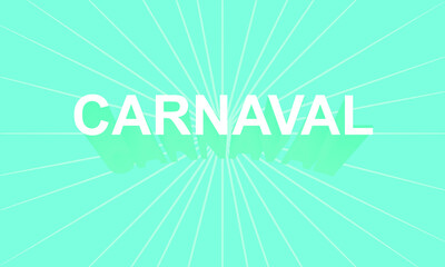 carnaval text effect background