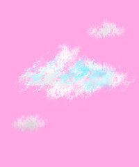 abstract background with snowflakes