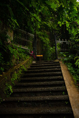 Obraz premium stair at the temple in Bali