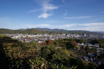 Fototapeta premium 彦根城からの街並み