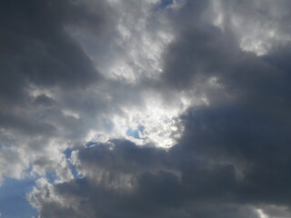 Fototapeta na wymiar 雲と空
