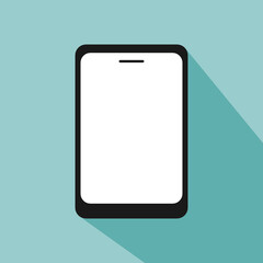 mobile phone flat design vector