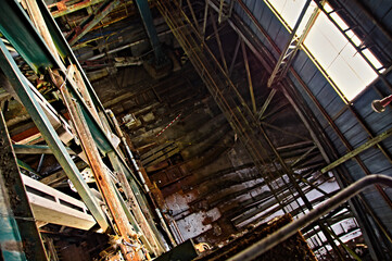 炭鉱施設　第一立坑櫓