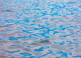 The smooth surface of the sea as an abstract