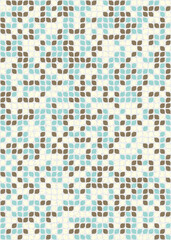 Abstract Geometric Pattern generative computational art illustration