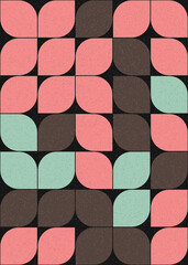 Abstract Geometric Pattern generative computational art illustration