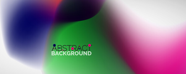 Fototapeta premium Fluid color gradient abstract background, trendy colorful wallpaper. Vector illustration for placards, brochures, posters, banners and covers